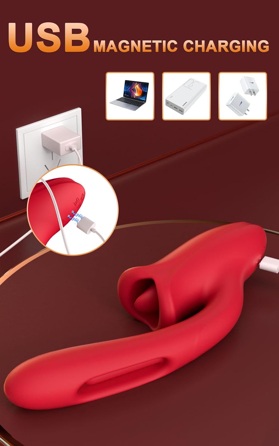 Amara - G-Punkt-Flattervibrator mit Zunge
