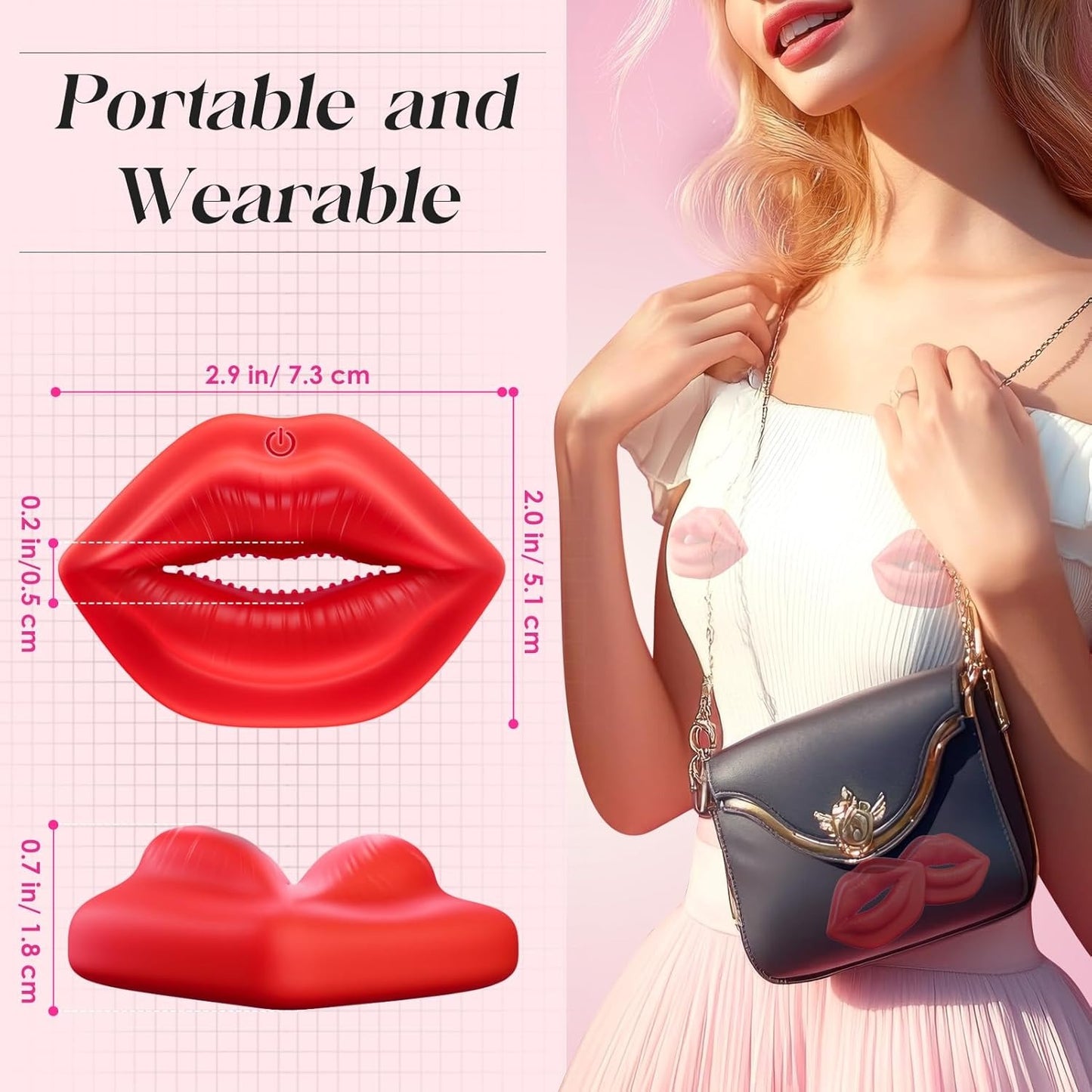 Eros - Nippelvibrator BDSM Nippelklammern
