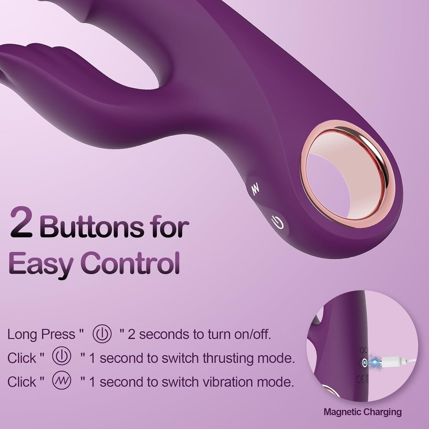 Neigh – Stoßender G-Punkt-Vibrator-Rabbit-Dildo