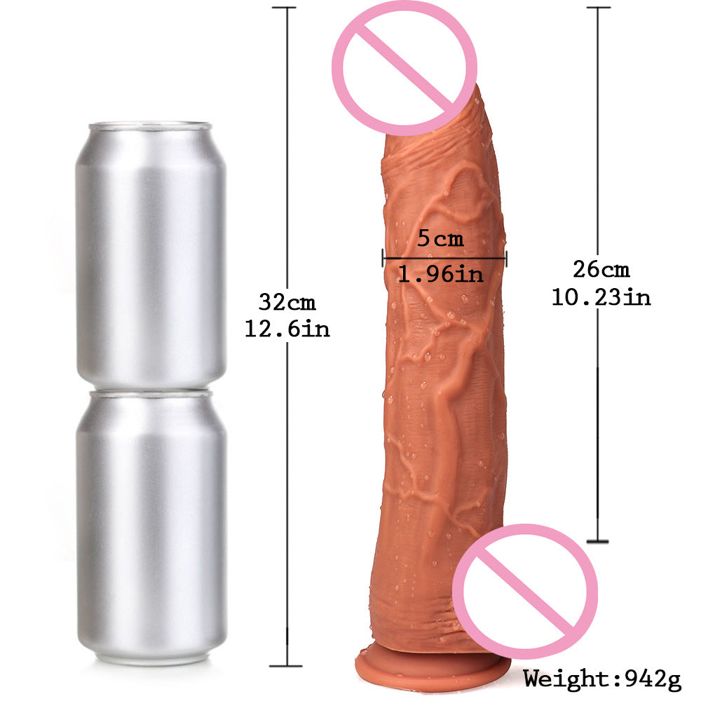 BlackCucumber – Analdildo aus Silikon mit doppelter Dichte