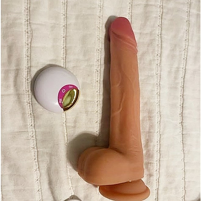 ActiveTiger - 8,7 Zoll 4-in-1 vibrierender, freihändiger, realistischer Silikondildo