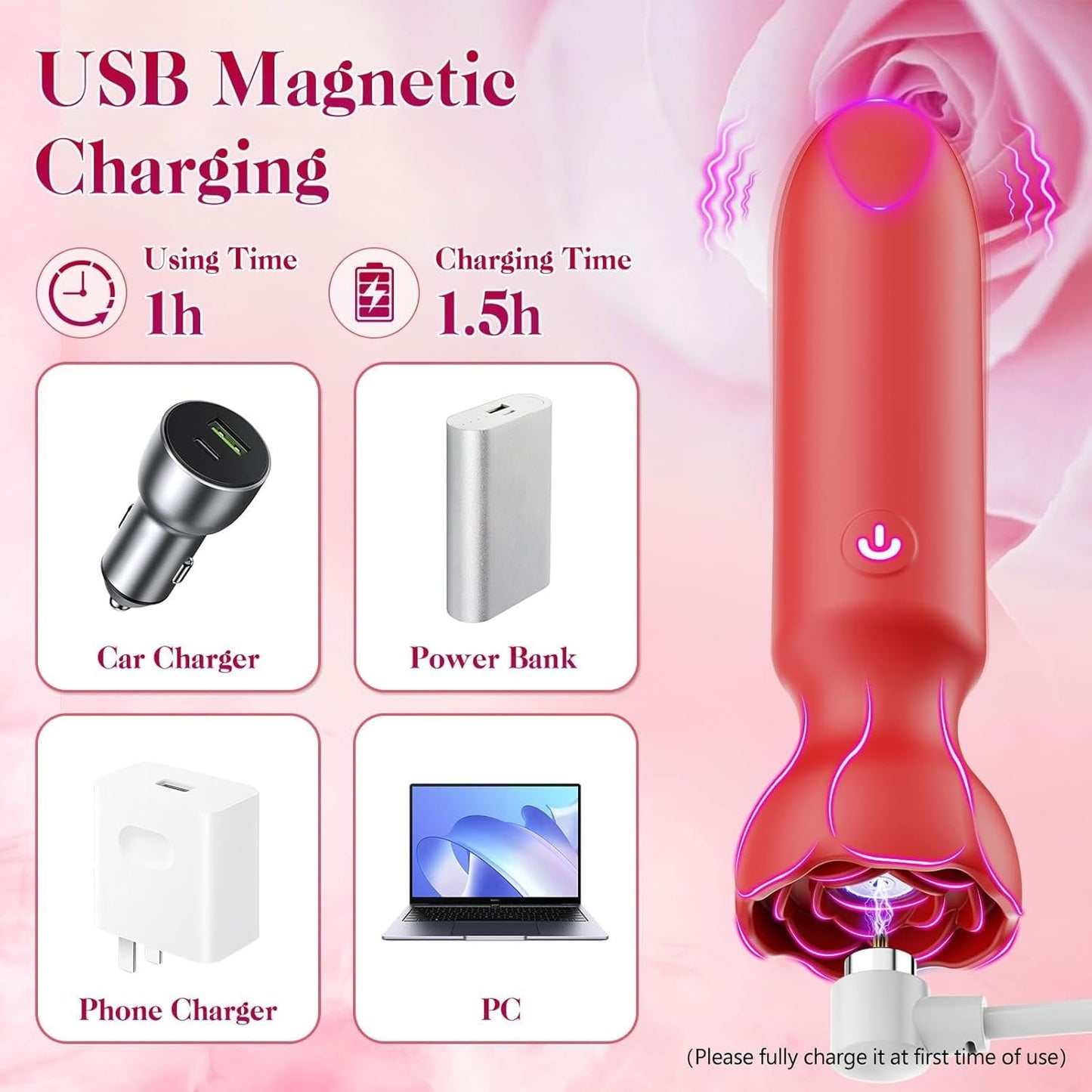 Luna – Mini-Bullet-Vibrator, App-gesteuerter Lippenstift-Klitorisvibrator