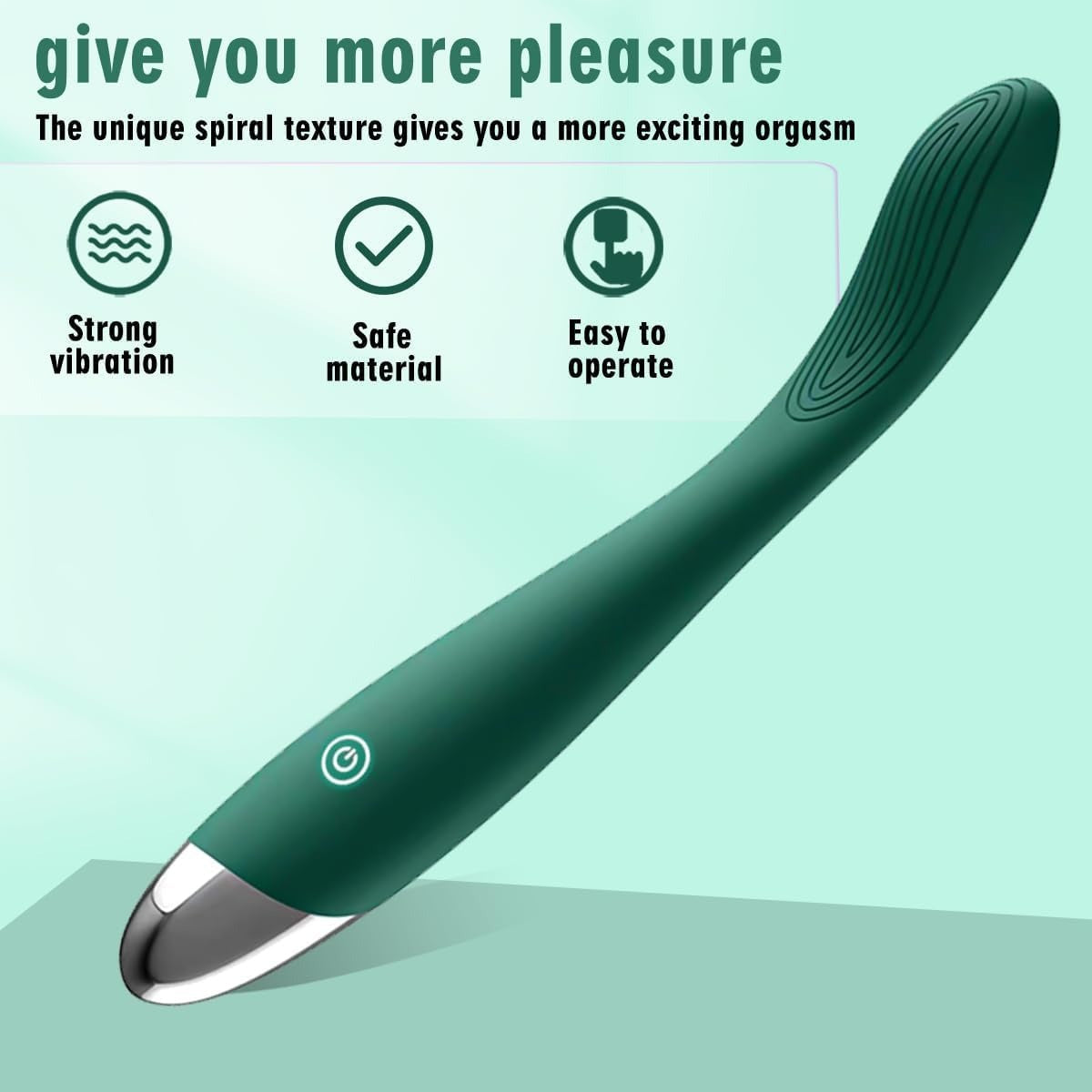 SpoonMe Klitoris-G-Punkt-Vibrator Nippel-Fingerstimulator