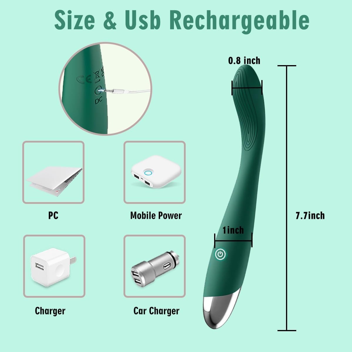SpoonMe Klitoris-G-Punkt-Vibrator Nippel-Fingerstimulator