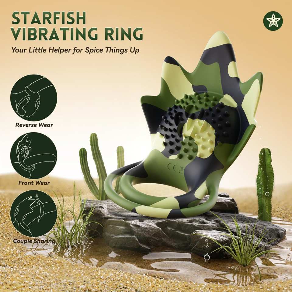 STARFISH | Hodenstimulator mit Vibrationsfunktion