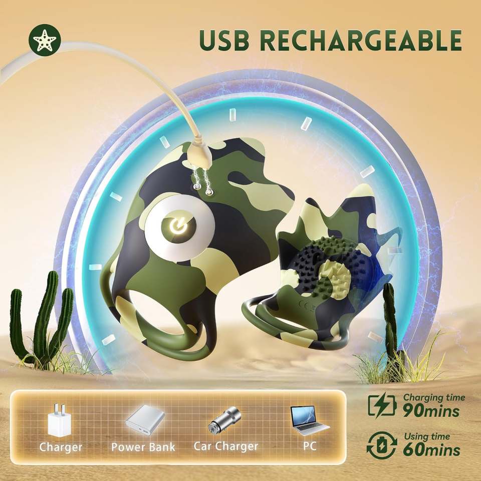 STARFISH | Hodenstimulator mit Vibrationsfunktion