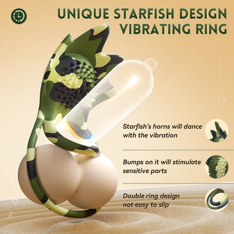 STARFISH | Hodenstimulator mit Vibrationsfunktion
