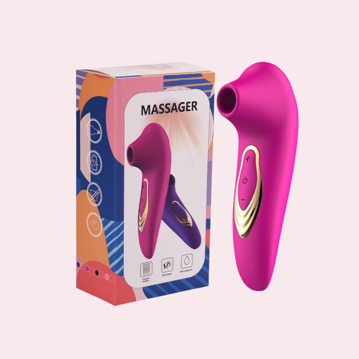BlowingDolphin - Saugnapf-Klitorisvibrator, oraler Vakuumstimulator