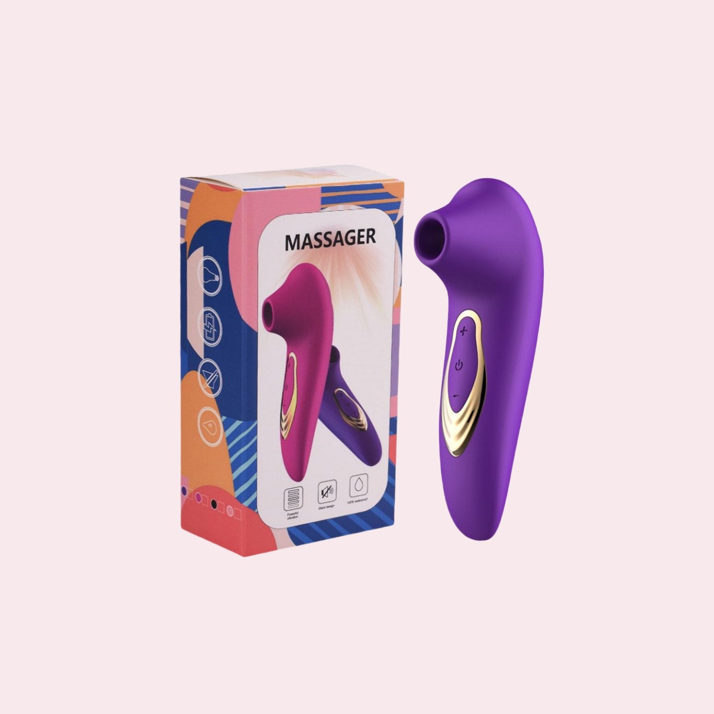 BlowingDolphin - Saugnapf-Klitorisvibrator, oraler Vakuumstimulator