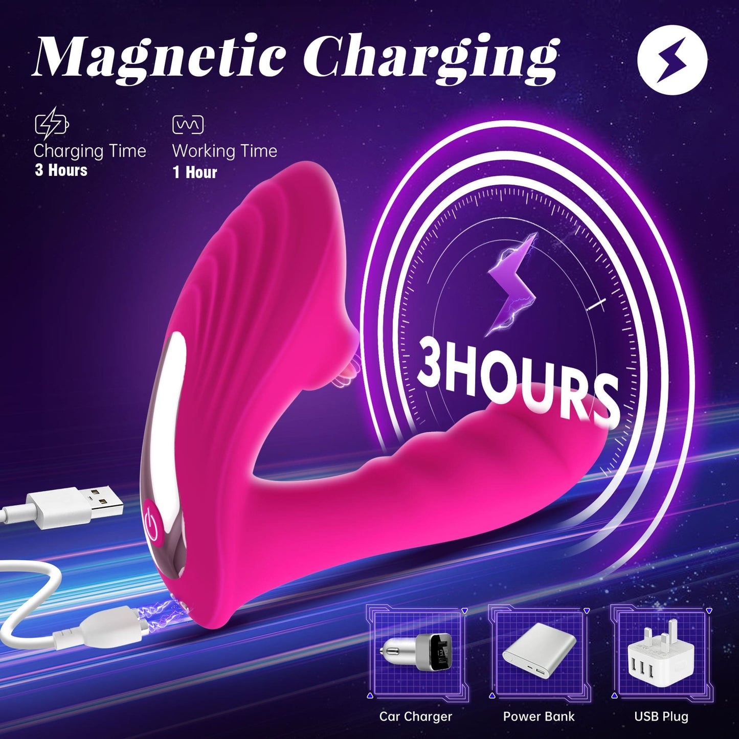 Scoop | Tragbarer Saugvibrator mit 10 Saugmodi zur G-Punkt-Stimulation