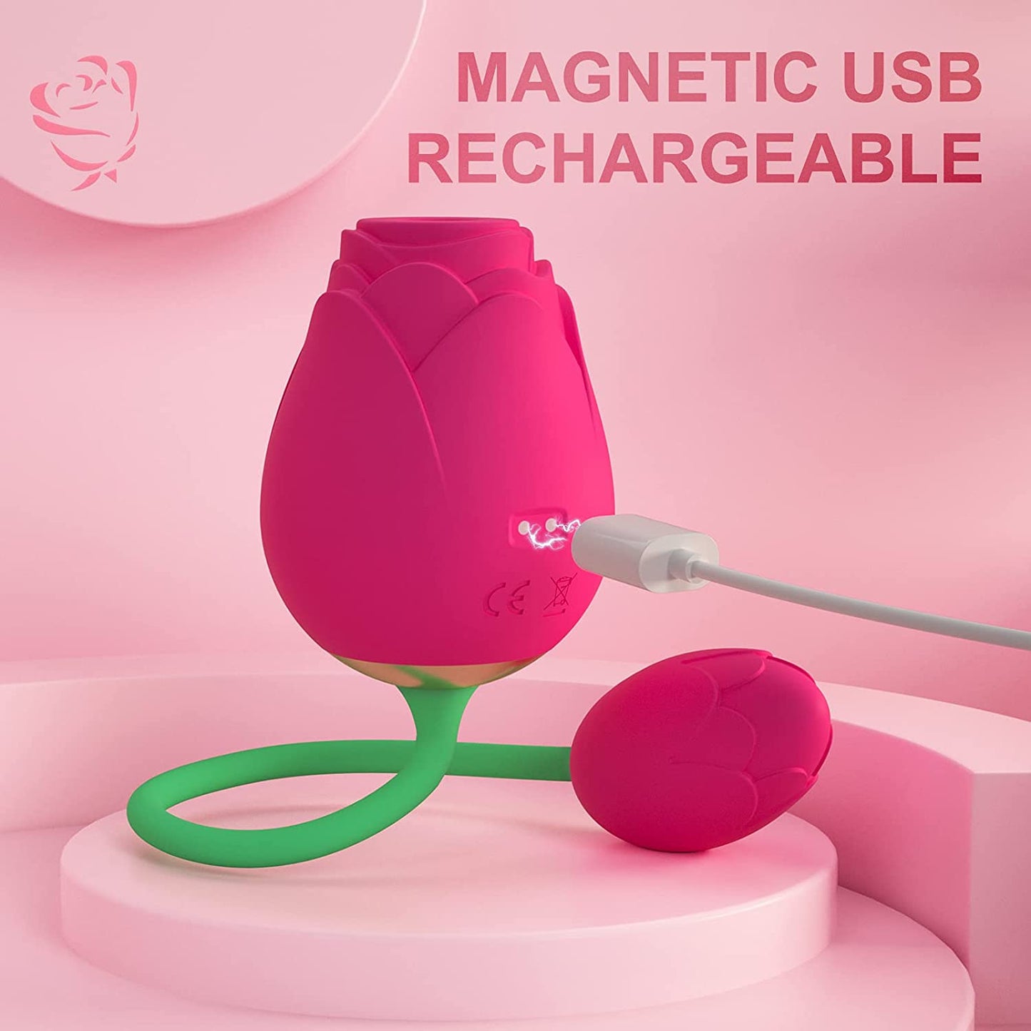 FairyRose | Superleiser Rosen-Saugvibrator mit Ei