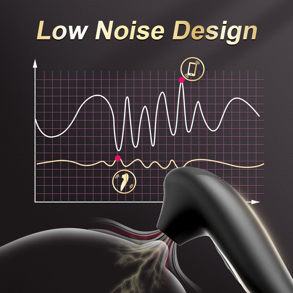 BlowingDolphin - Saugnapf-Klitorisvibrator, oraler Vakuumstimulator