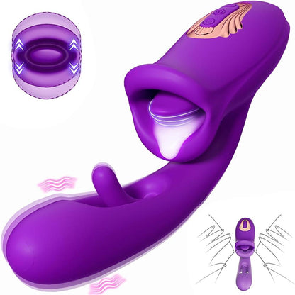 Amara - G-Punkt-Flattervibrator mit Zunge