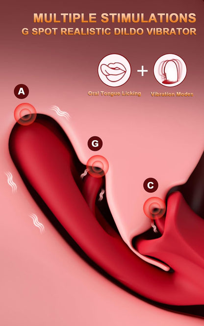 Amara - G-Punkt-Flattervibrator mit Zunge