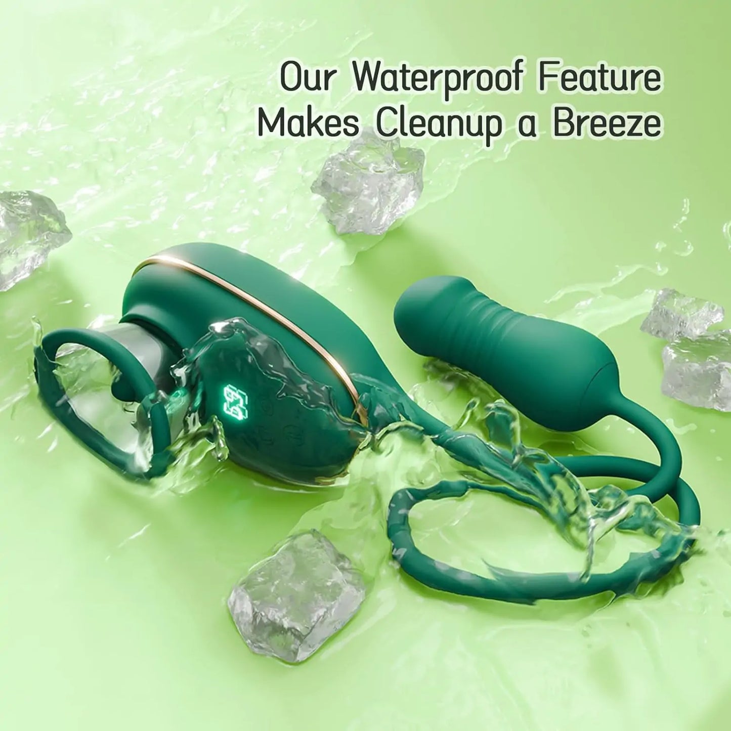 Opula – Klitoris-Saugzungenvibrator mit Stoßstimulator 
