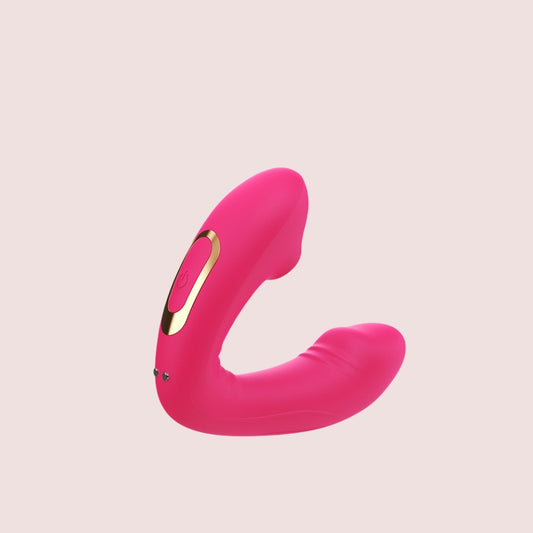 Puls | Saug- und Vibrations-Biegsamer tragbarer Klitoris-G-Punkt-Vibrator 