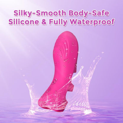 Finger-Sexspielzeug &amp; Heizung Klitoris-G-Punkt-Nippel-Schmetterlingsvibratoren für Frauen oder Paare