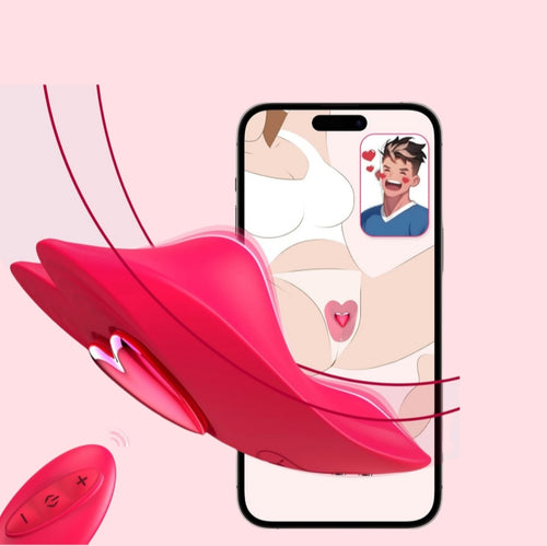 HeartBeat App Vibrating Panties Tragbarer Paarvibrator mit Fernbedienung 