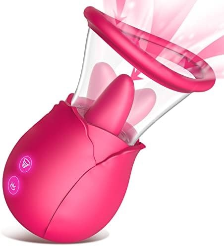 DarlingRose - Lecken &amp; Saugen Rose Vibrator Klitoris Nippel Vakuumpumpe 