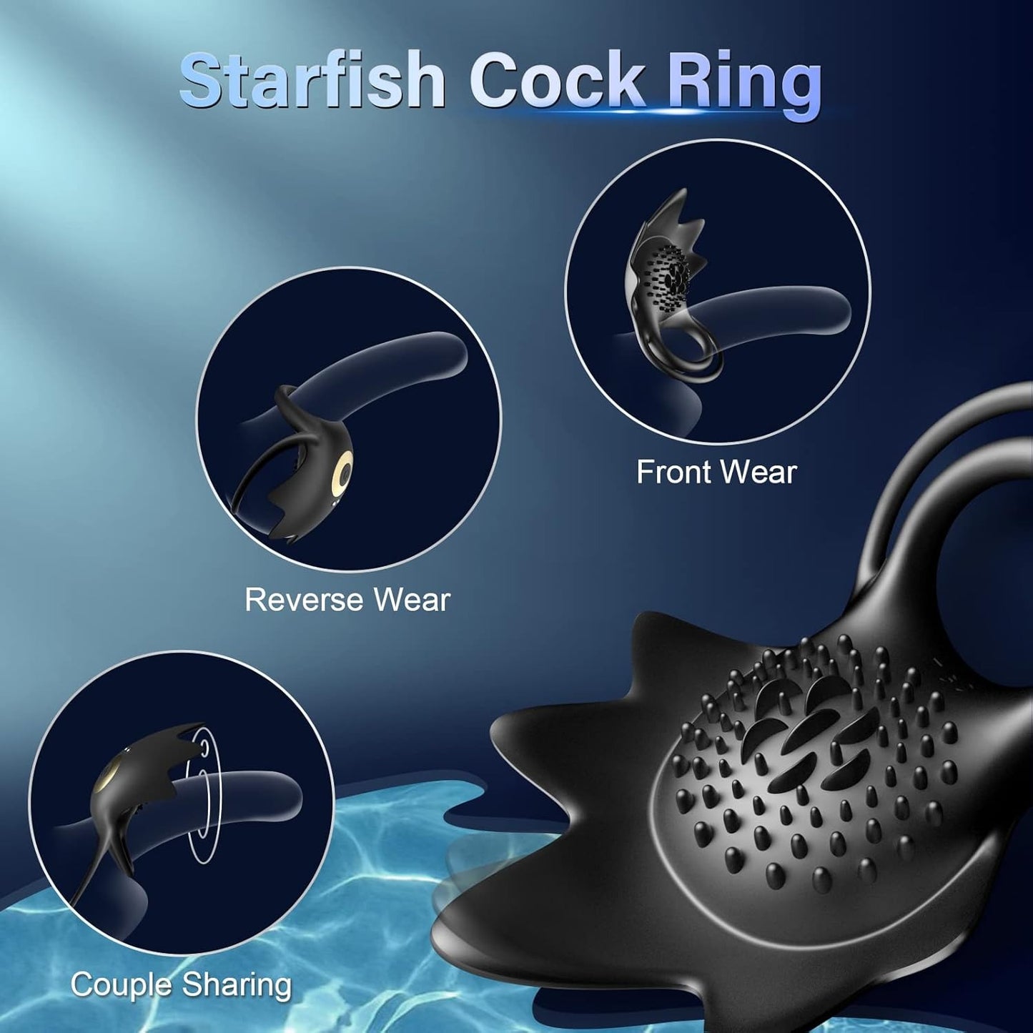 STARFISH | Hodenstimulator mit Vibrationsfunktion