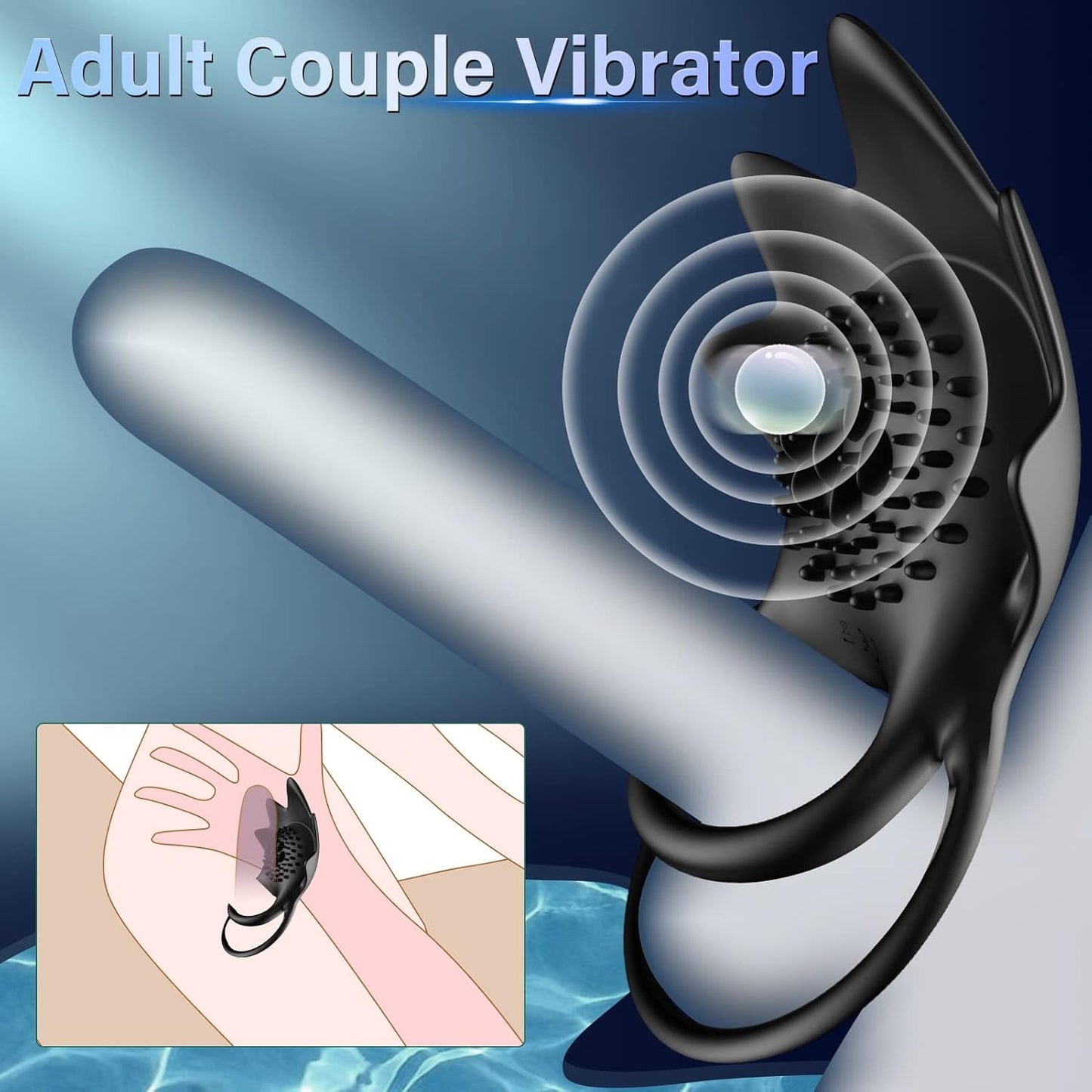 STARFISH | Hodenstimulator mit Vibrationsfunktion