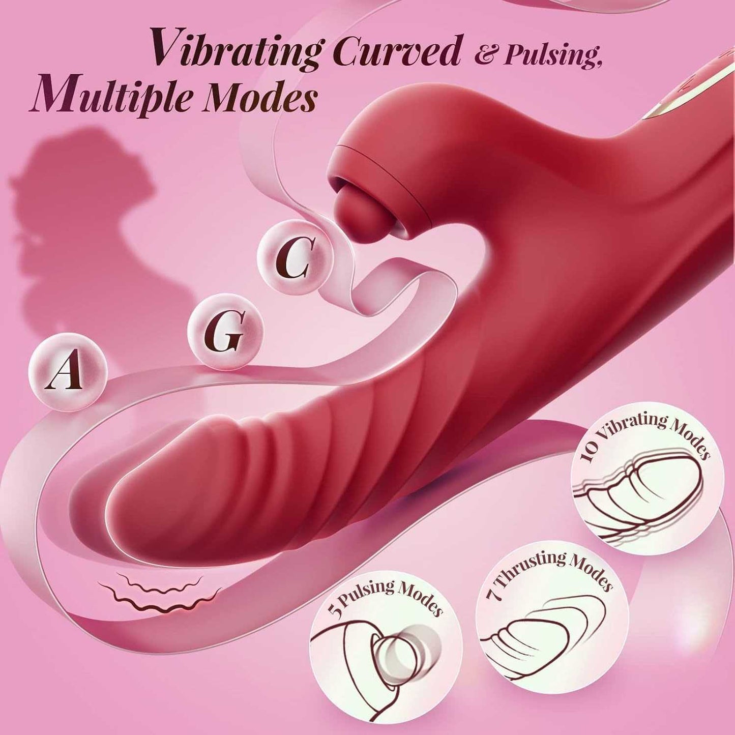Warrior – Stoßender Vibrator-Dildo für Frauen und Paare 
