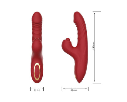Warrior – Stoßender Vibrator-Dildo für Frauen und Paare 