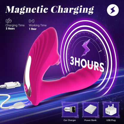 Scoop | Tragbarer Saugvibrator mit 10 Saugmodi zur G-Punkt-Stimulation