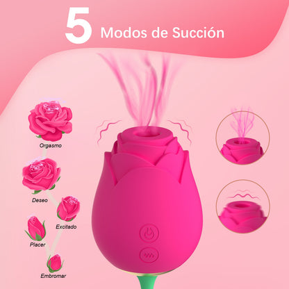 FairyRose | Superleiser Rosen-Saugvibrator mit Ei 