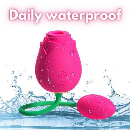 FairyRose | Superleiser Rosen-Saugvibrator mit Ei 