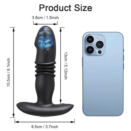 PuppyPassion - Stoßender Butt Plug Anal APP Vibrator 